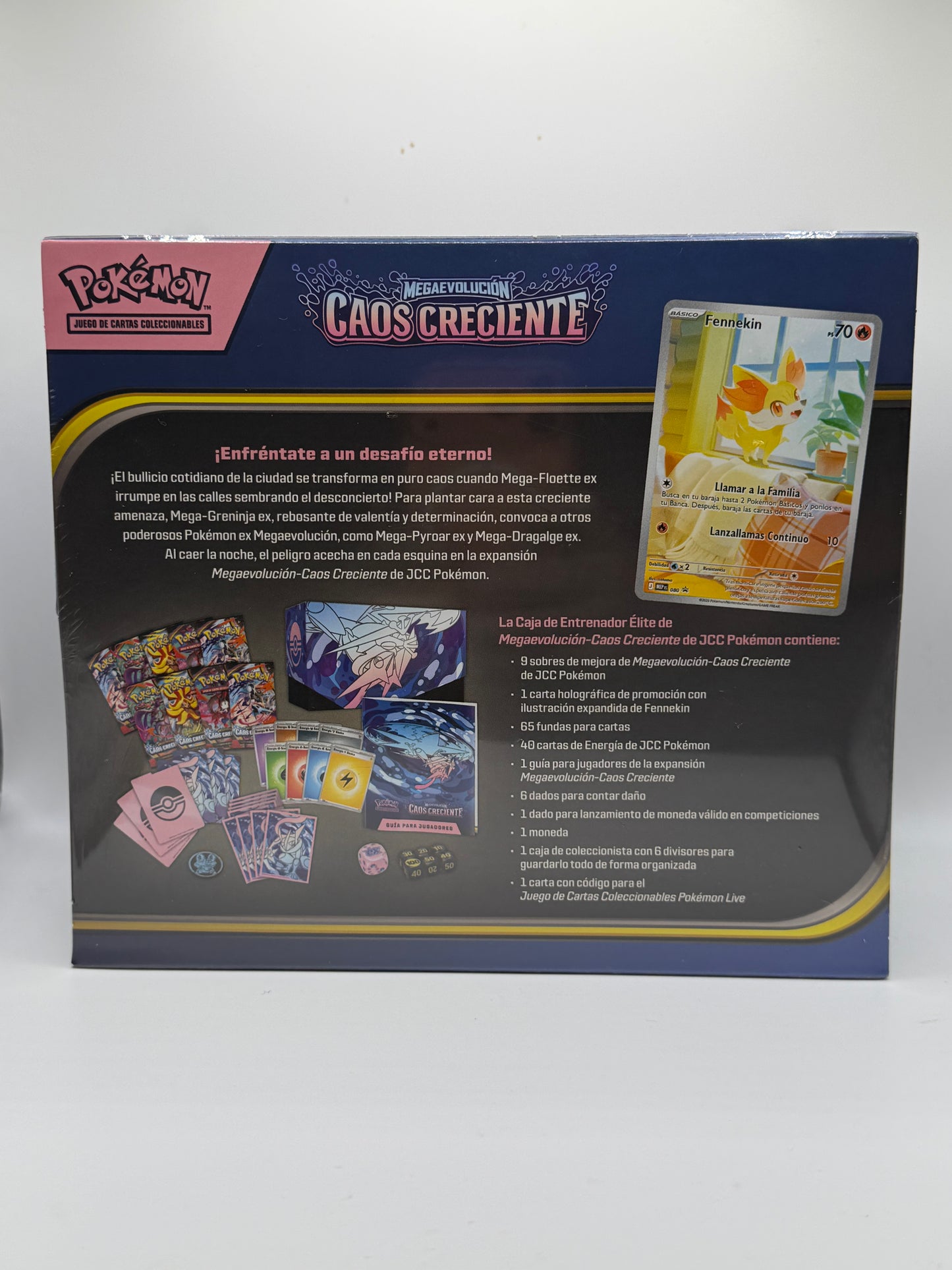 Pokémon TCG: Elite Trainer Box - Megaevolution Caos Creciente (Mega Greninja)