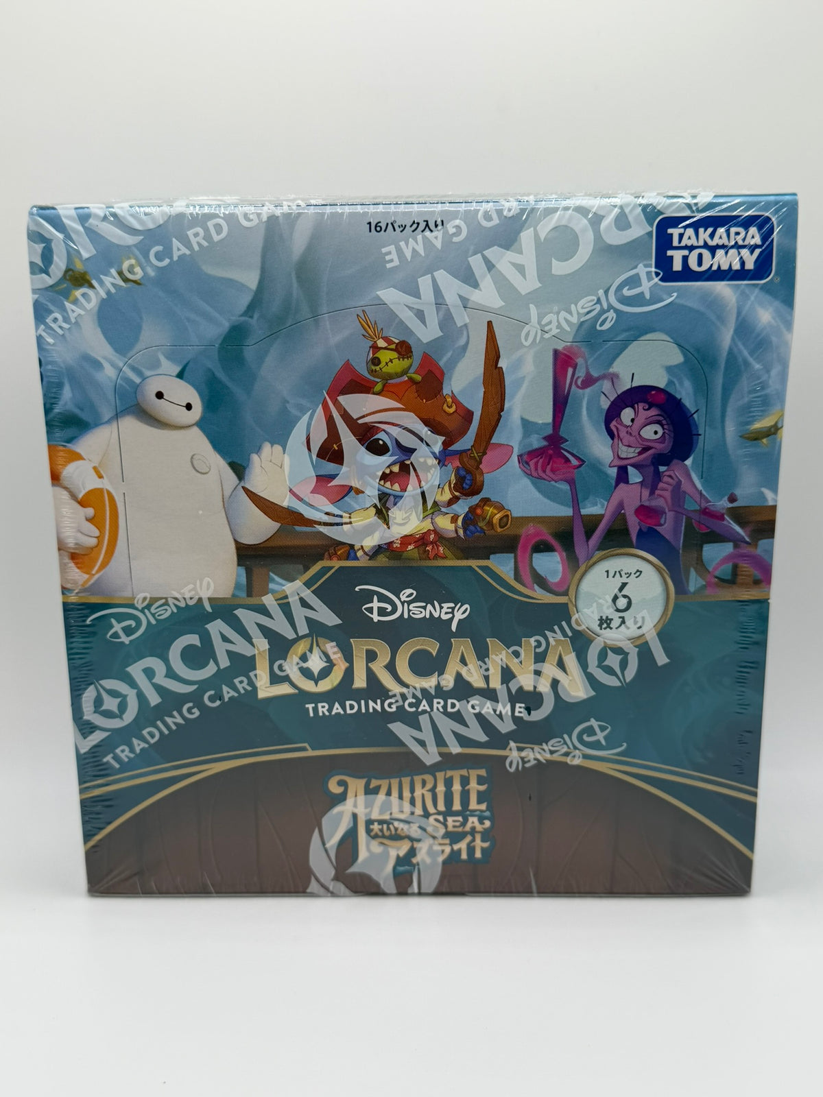 Disney Lorcana TCG – Azurite Sea | Caja de 16 Sobres (Japonés)