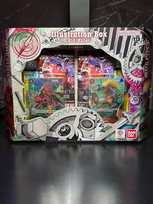 One Piece Card Game – Illustration Box Vol. 8: Kid / Killer (IB-08) | Inglés