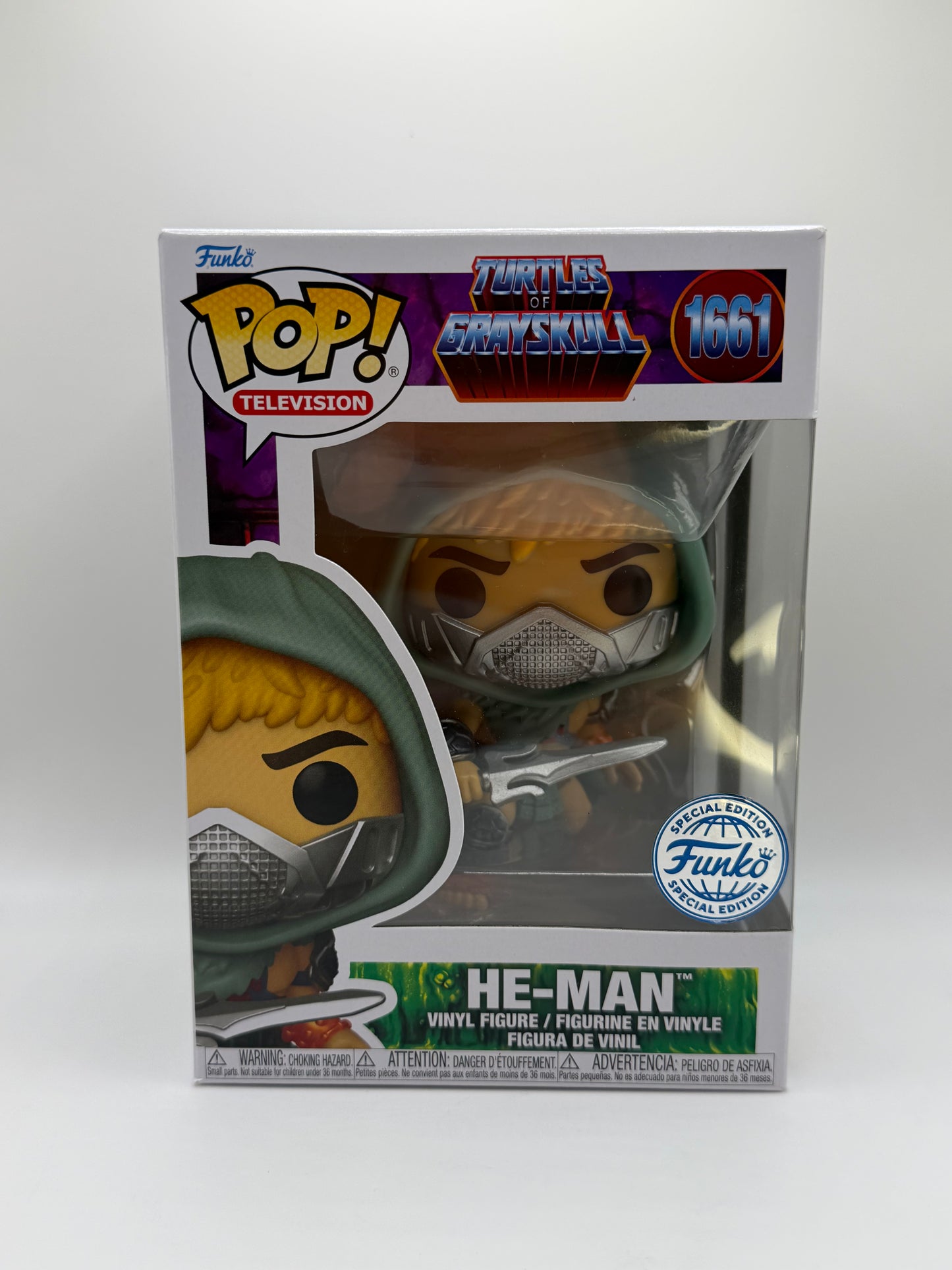 Funko Pop! He-Man Stealth Ninja #1661 – Turtles of Grayskull – Special Edition