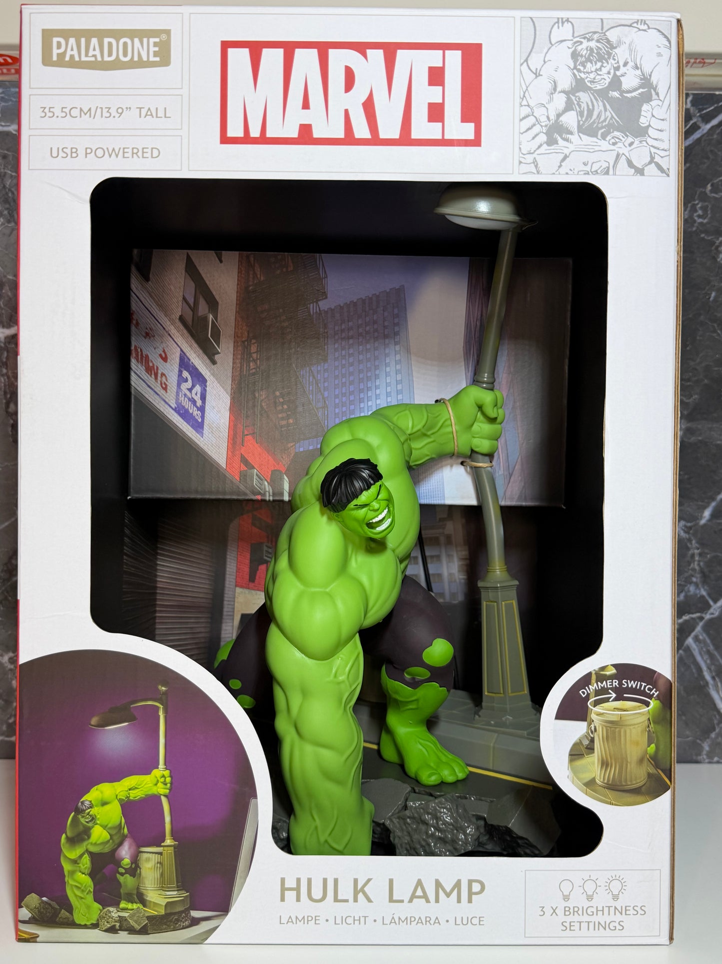 Lámpara Diorama Hulk – Marvel – Paladone