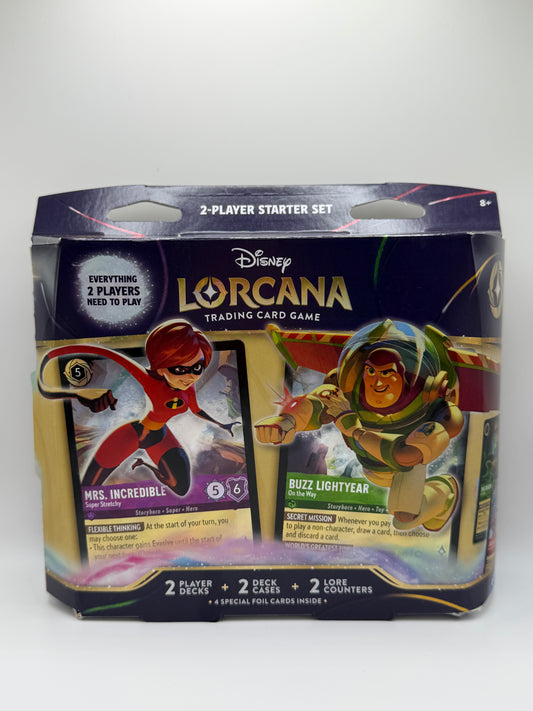 Disney Lorcana TCG – Wilds Unknown | Set de inicio para 2 jugadores (inglés)