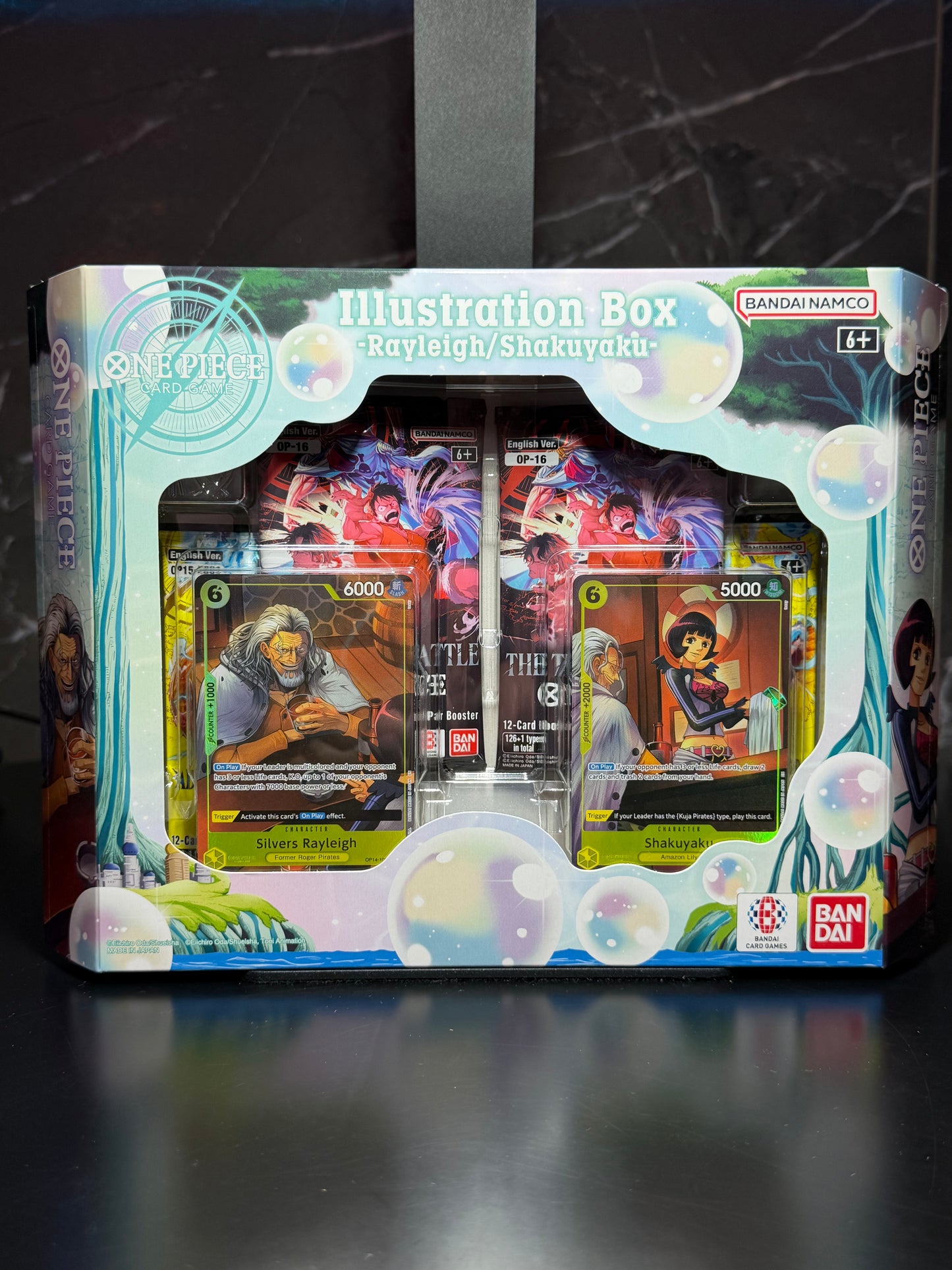 One Piece Card Game – Caja de ilustraciones Vol. 7: Rayleigh / Shakuyaku (IB-07) | Inglés